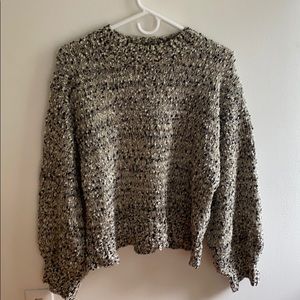 Chunky sweater from Anthropologie. Worn twice